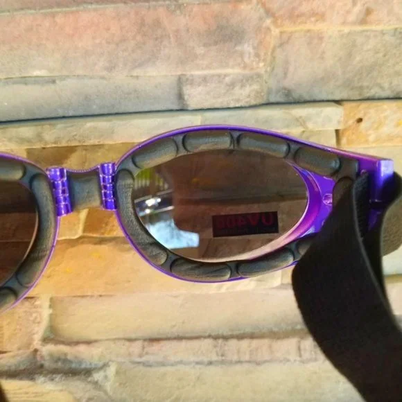 Motorcycle Women Goggles Purple Safari Summer NWT - Picture 7 of 8